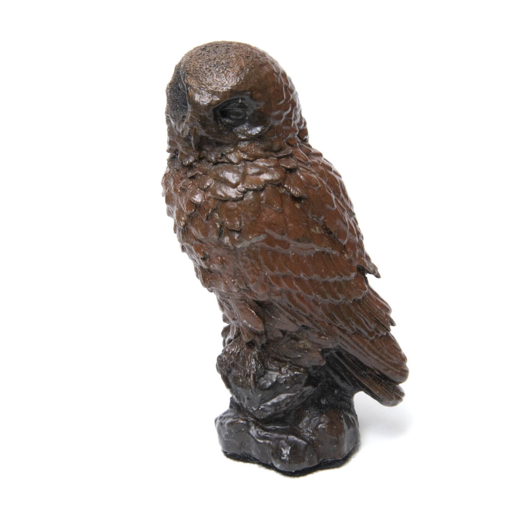 Bronze Little Owl Unique Bronzes Cotswold Gift Gallery