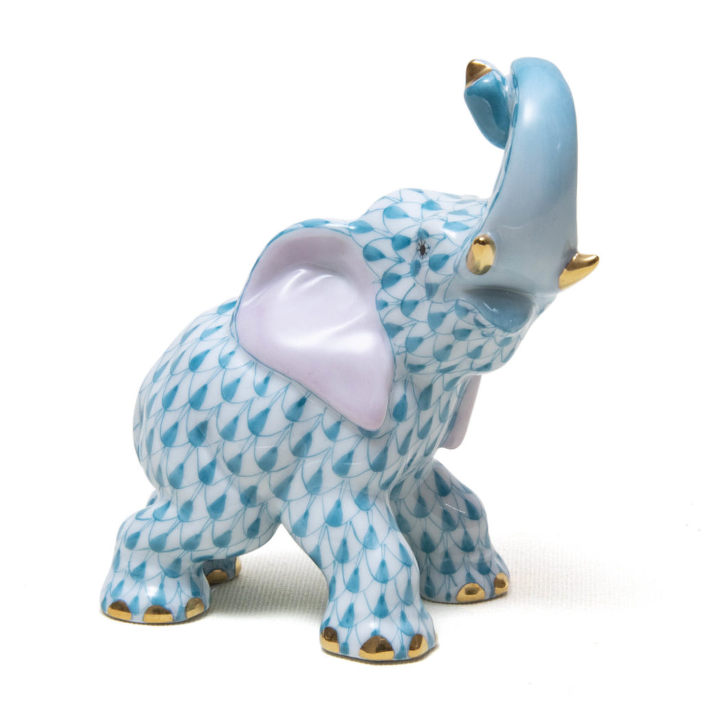 Elephant Blue Trunk Up 1024x1024