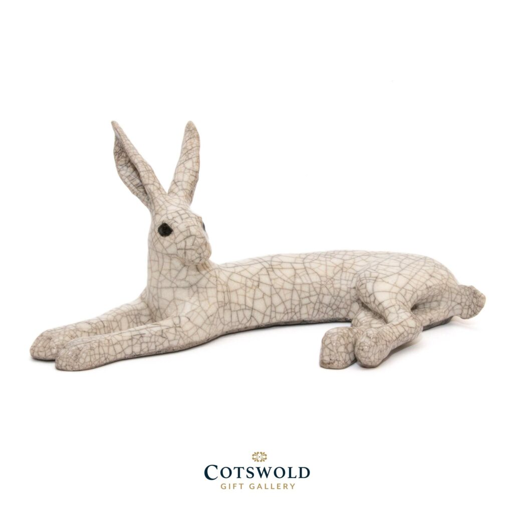 Paul Jenkins Raku Lying Hare Medium 1024x1024