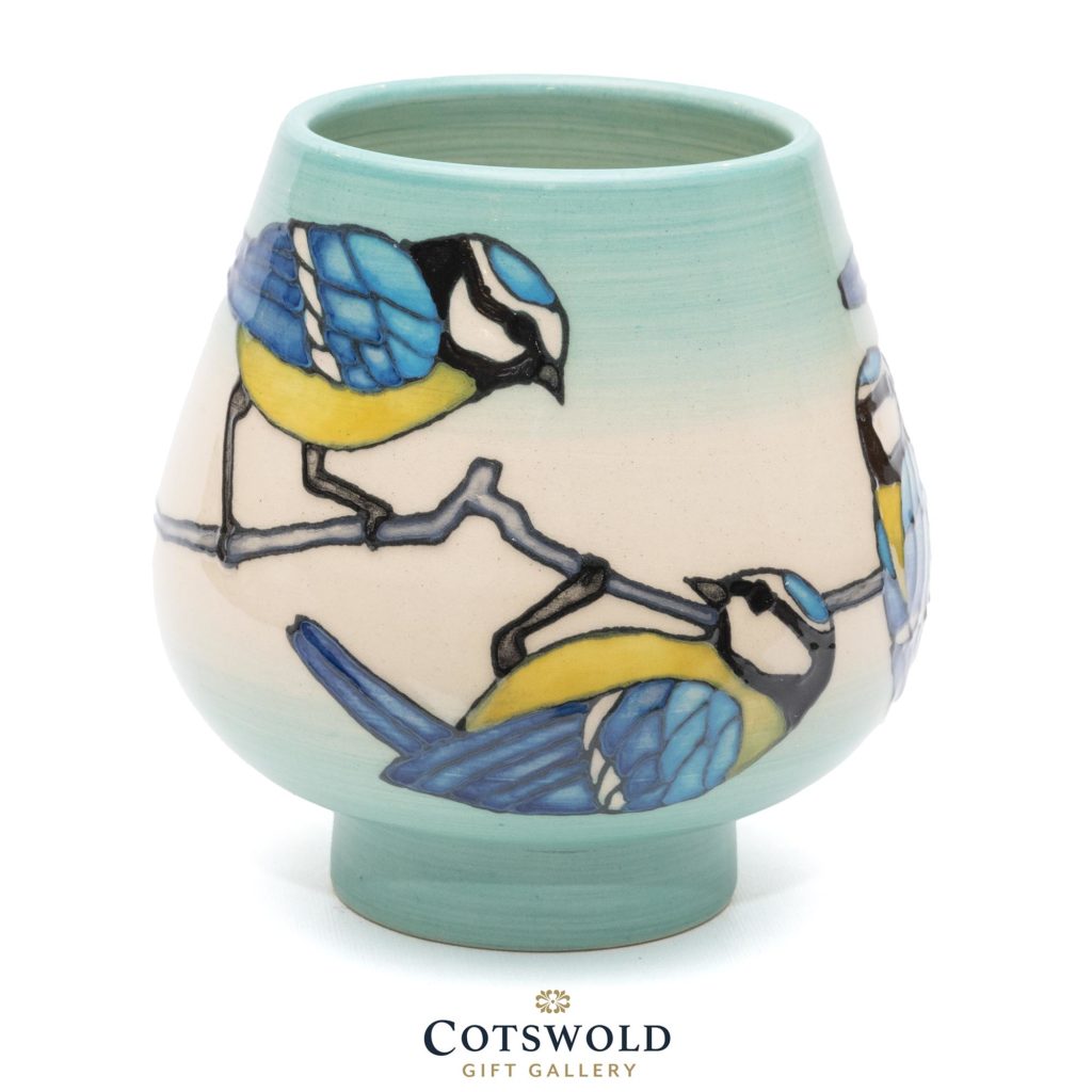 Dennis Chinaworks Blue Tit Vase 1 1024x1024