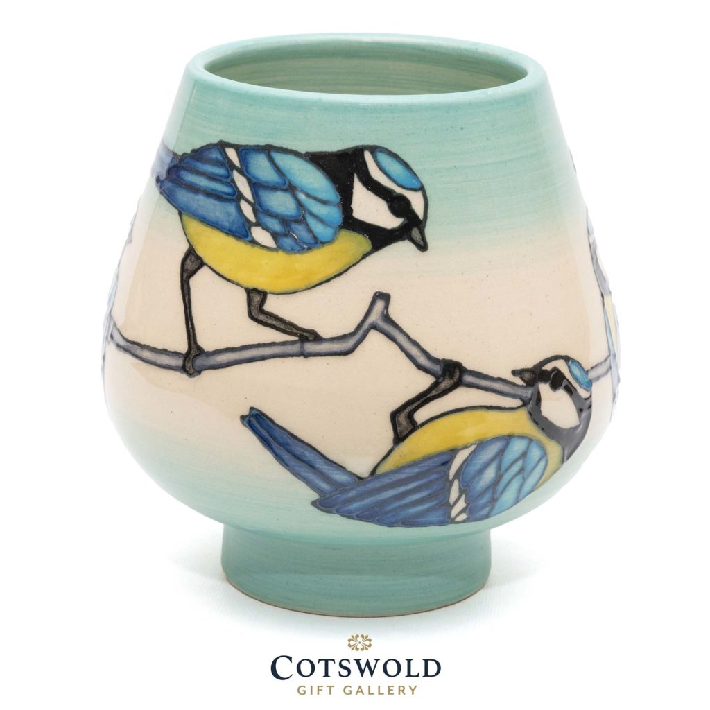 Dennis Chinaworks Blue Tit Vase 2 1024x1024