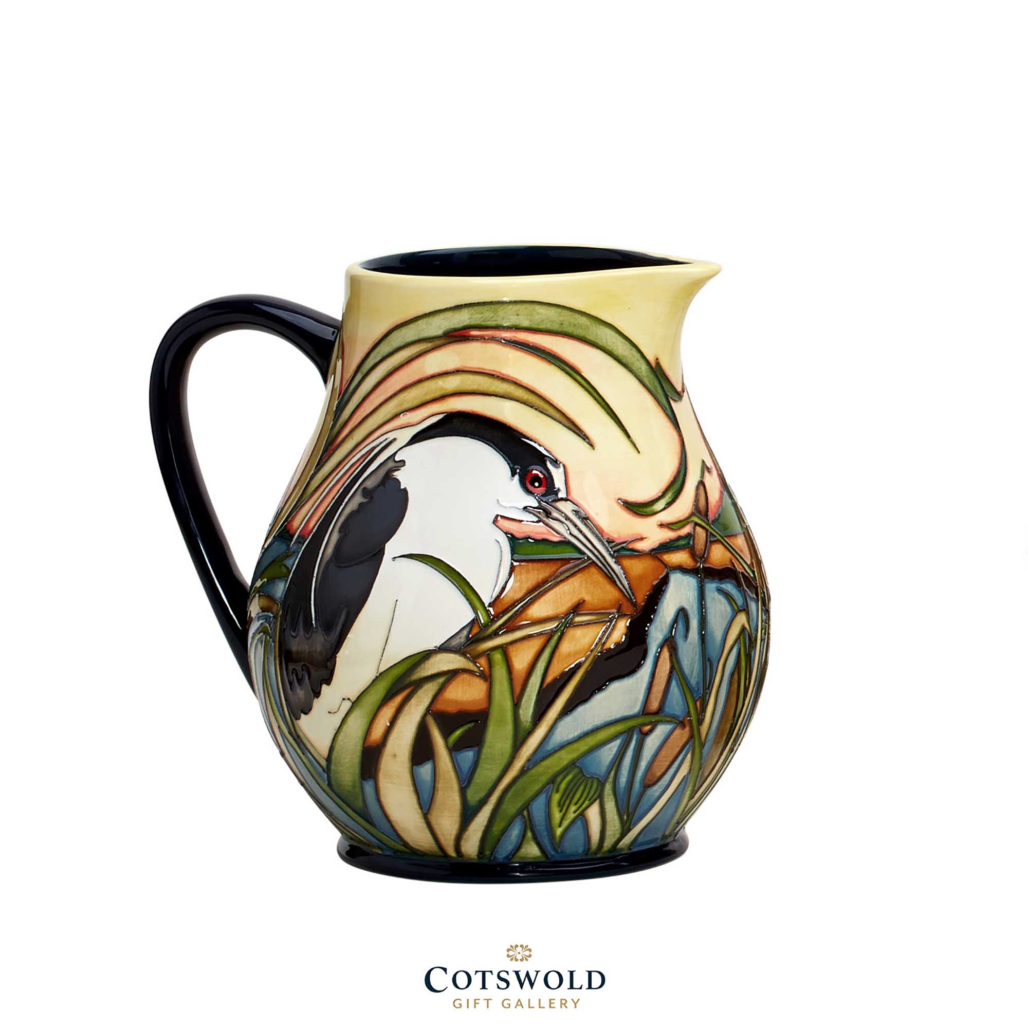 Night Herons Jug Moorcroft Pottery Cotswold Gift Gallery
