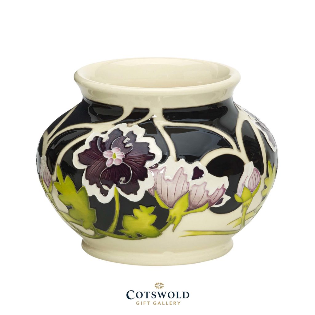 Penny Black Vase Moorcroft Pottery Cotswold Gift Gallery