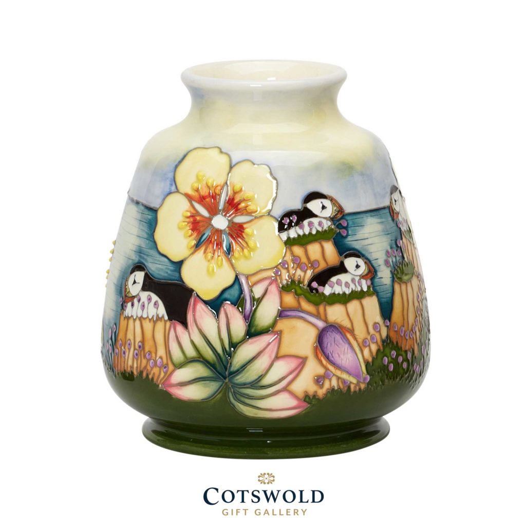 Spotted RockRose Vase Moorcroft Pottery Cotswold Gift Gallery