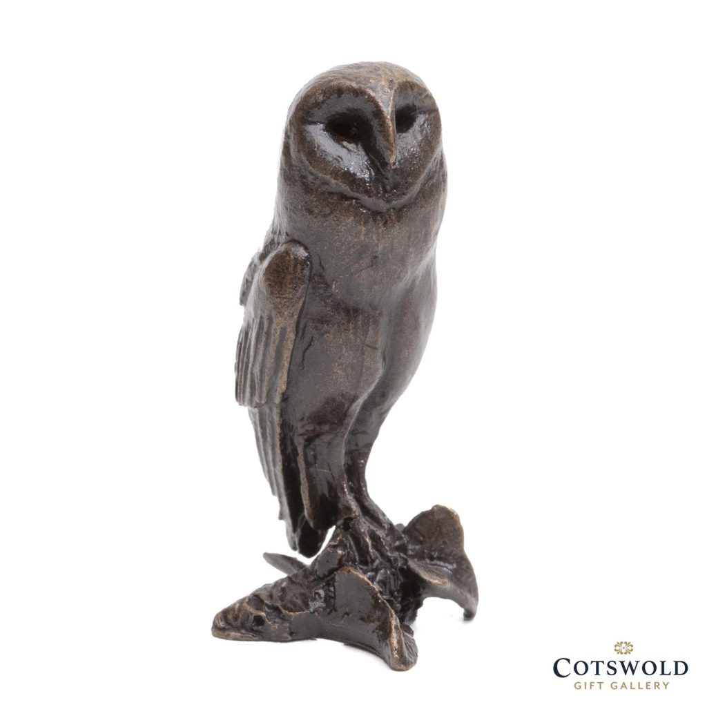 Richard Cooper Bronze Miniature Barn Owl 2 1024x1024