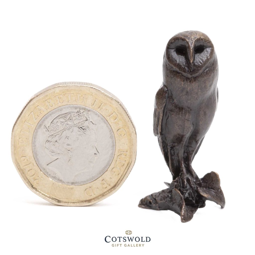 Richard Cooper Bronze Miniature Barn Owl 3 1024x1024