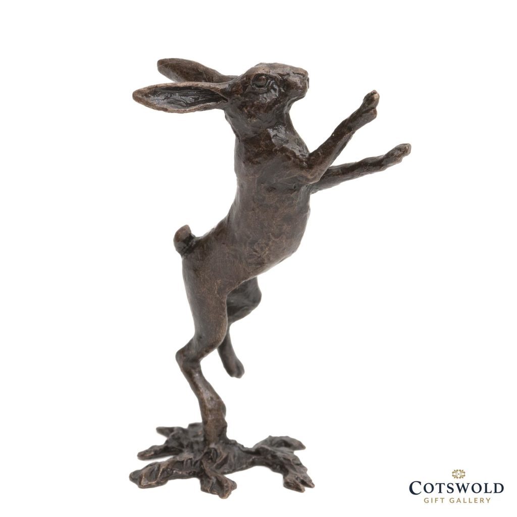 Richard Cooper Bronze Miniature Hare Boxing 1 1024x1024