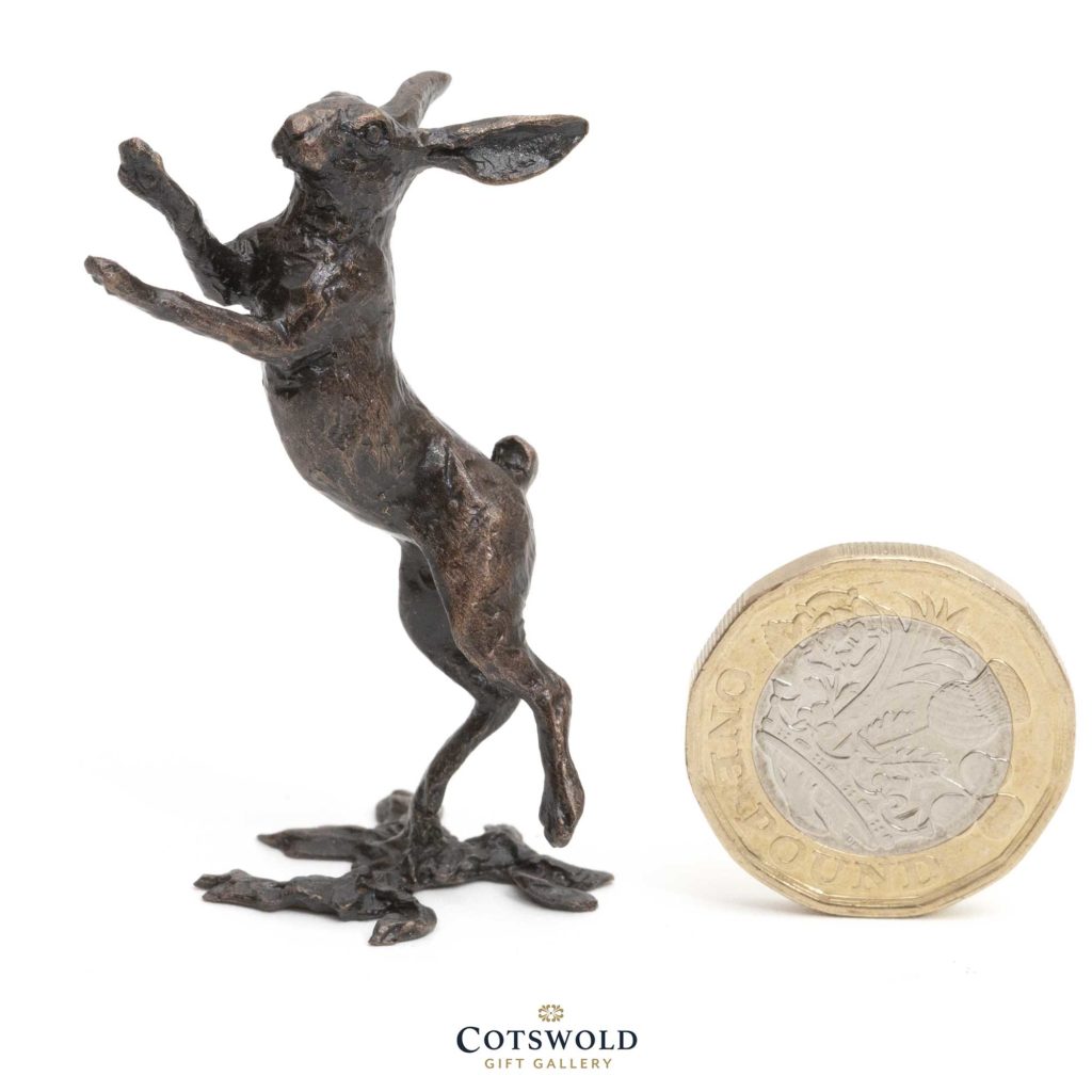 Richard Cooper Bronze Miniature Hare Boxing 2 1024x1024