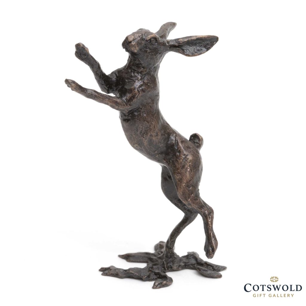 Richard Cooper Bronze Miniature Hare Boxing 3 1024x1024