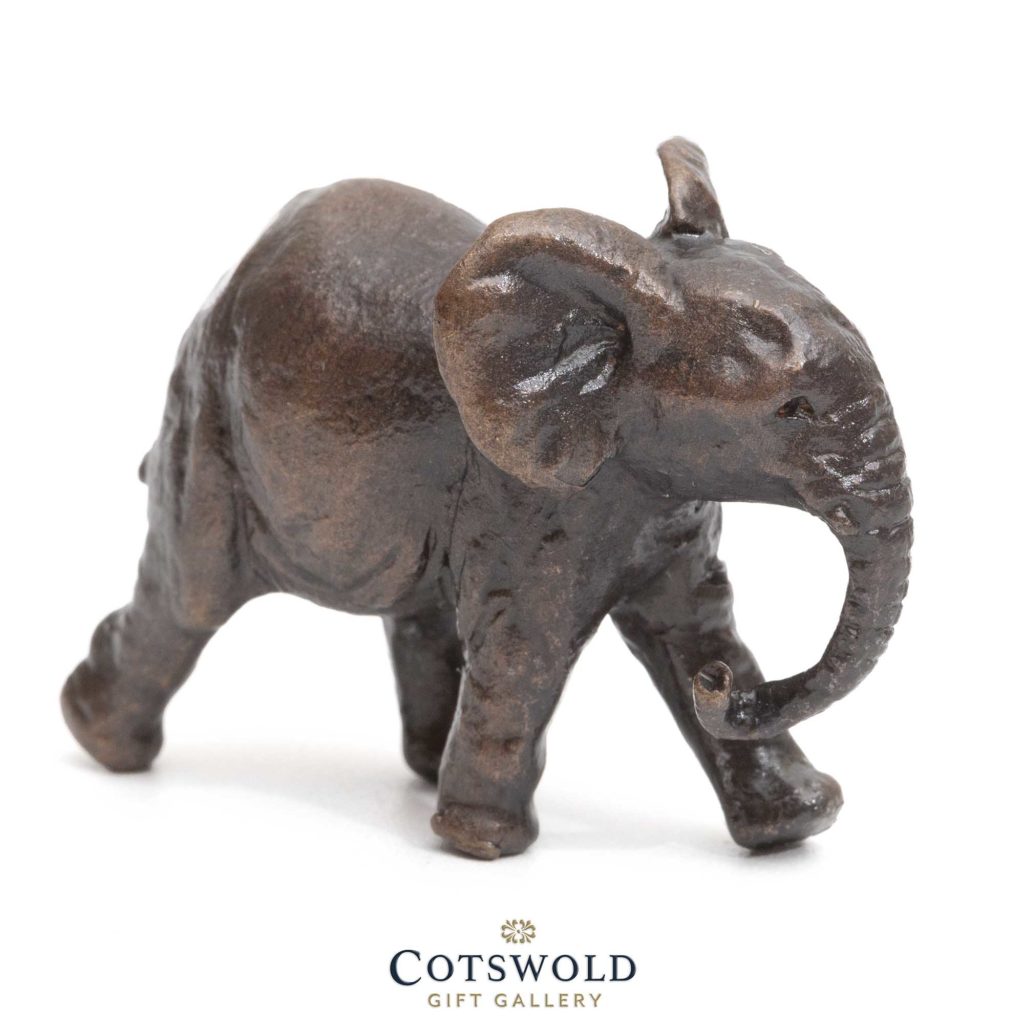 Richard Cooper Bronze Miniature Jaunty Elephant 2 1024x1024