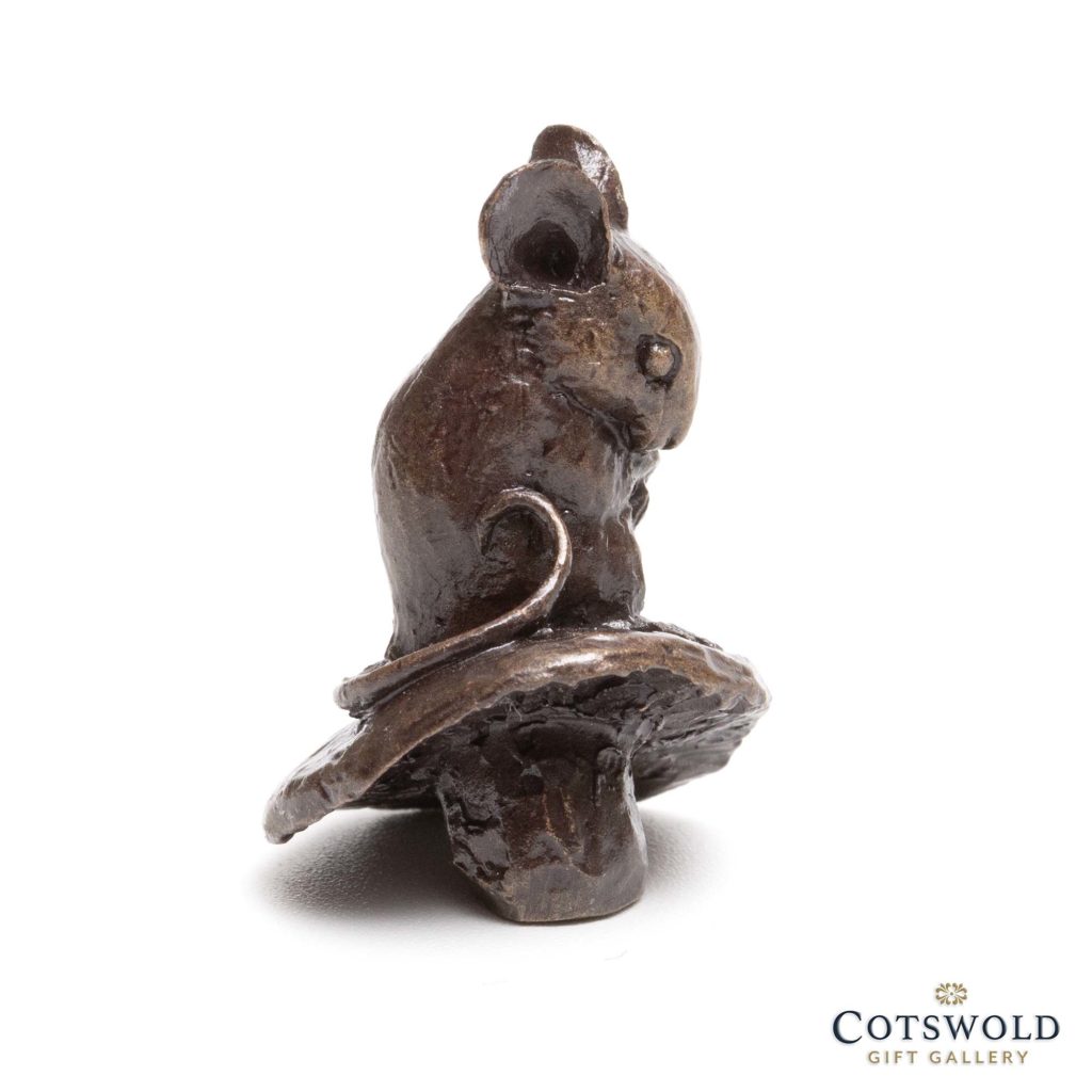 Richard Cooper Bronze Miniature Mouse On Toadstool 2 1024x1024