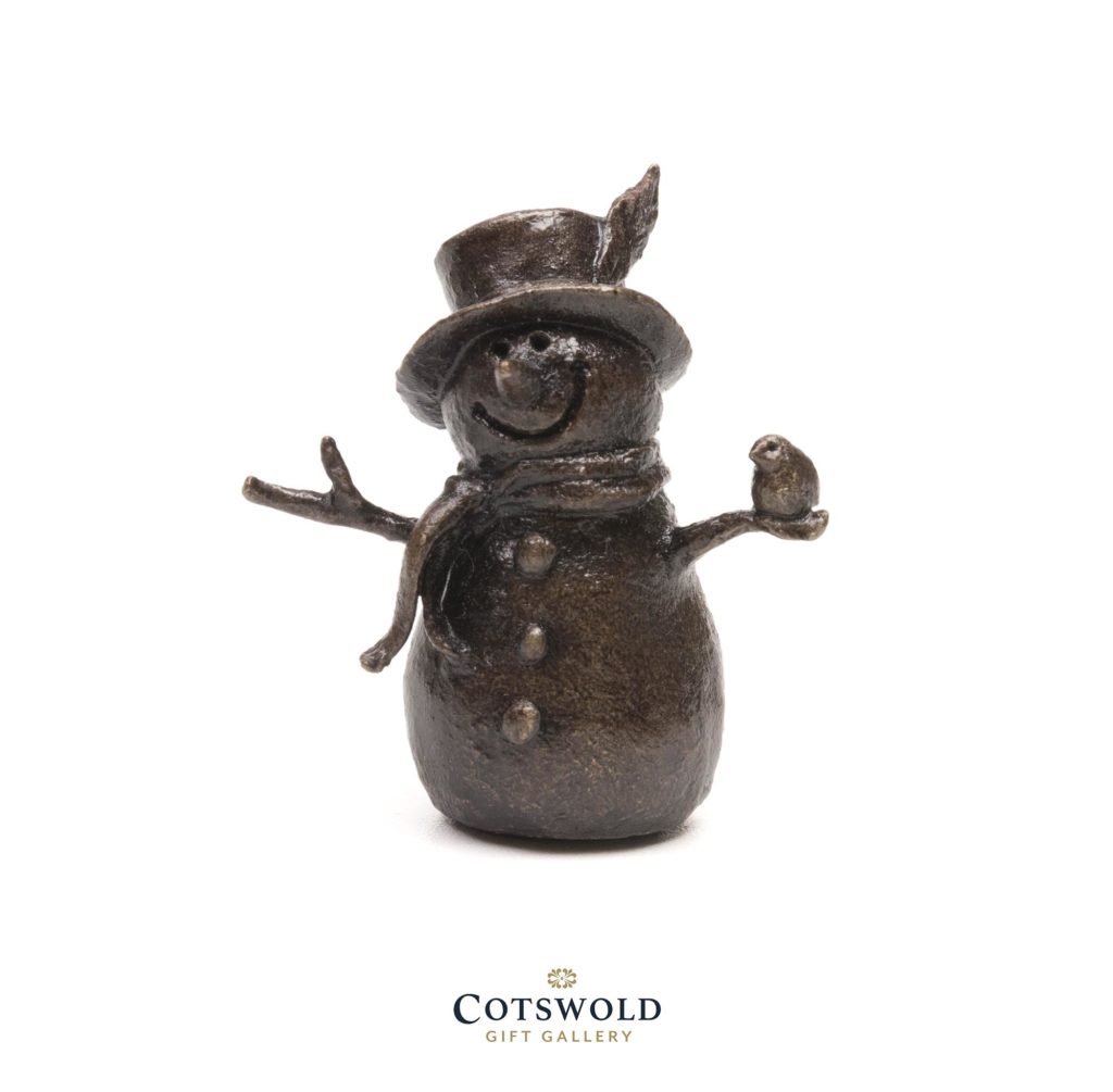 Michael Simpson Miniature Bronzes Snowman 1 1024x1005