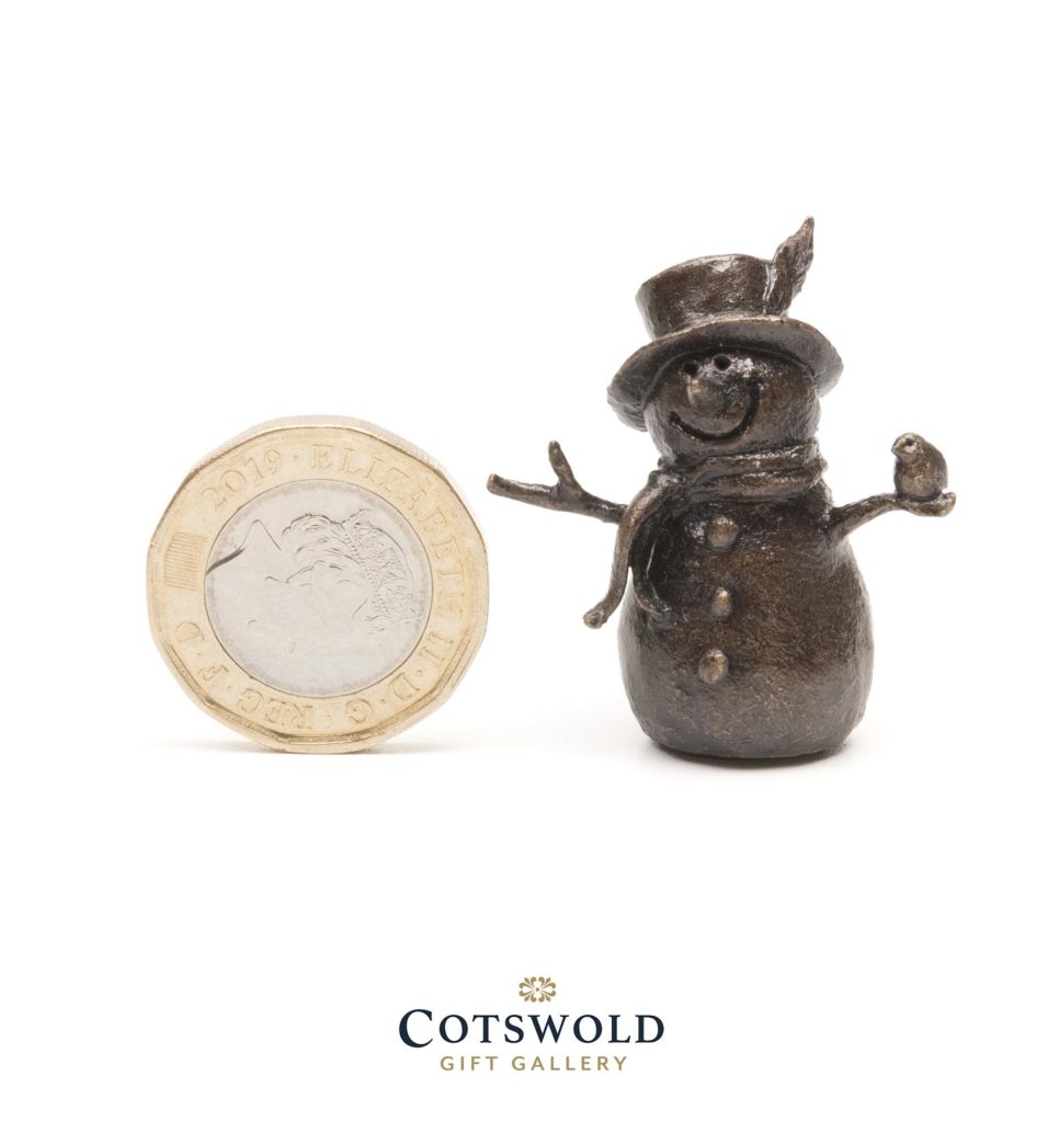 Michael Simpson Miniature Bronzes Snowman 2 966x1024