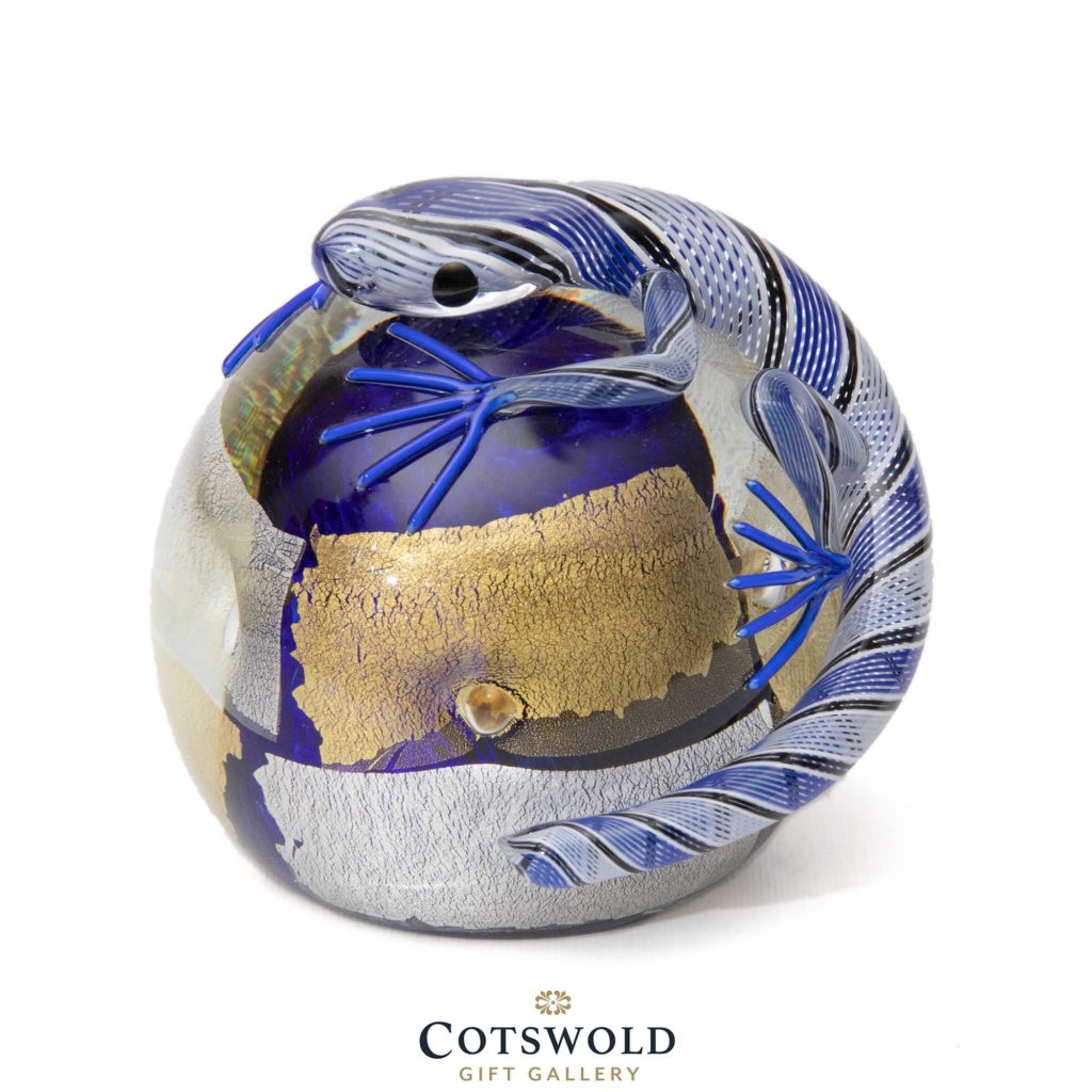 Twists Lizard Paperweight Blue 1 1024x1024