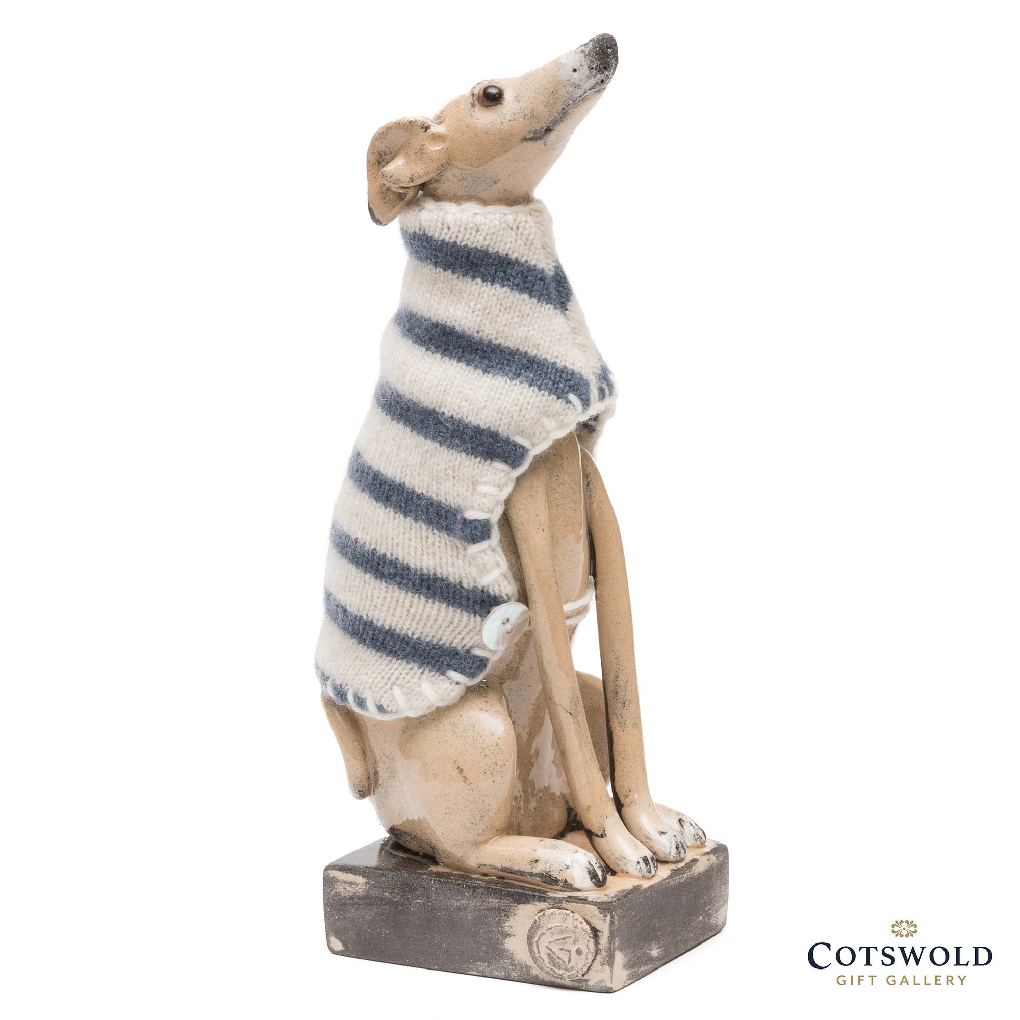 Greyhound (brown) | Gwen Vaughan Animals | Cotswold Gift Gallery