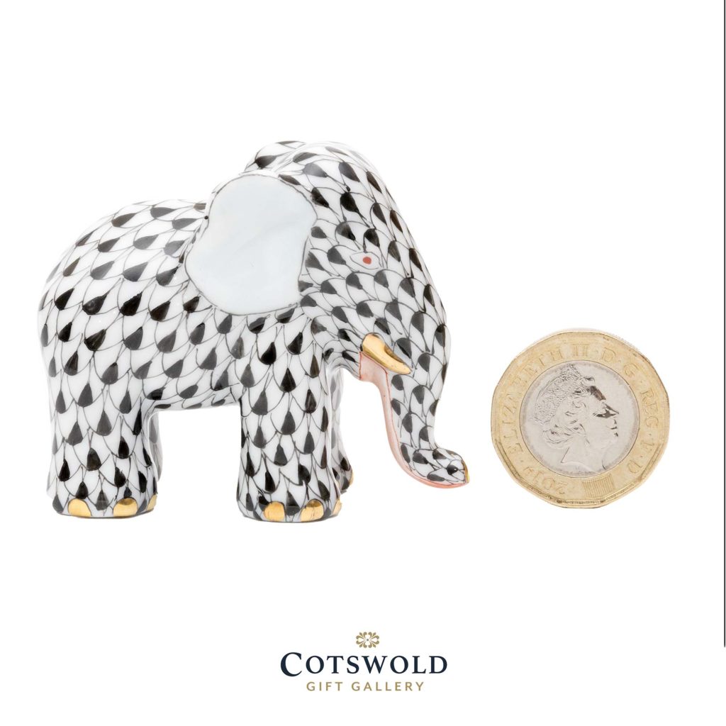 Herend Miniature Elephant Black 02 1024x1024