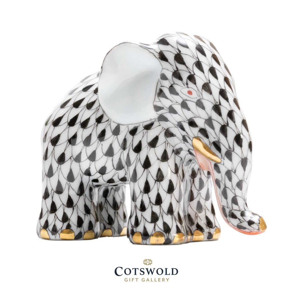 Herend Miniature Elephant Black 03 1024x1024