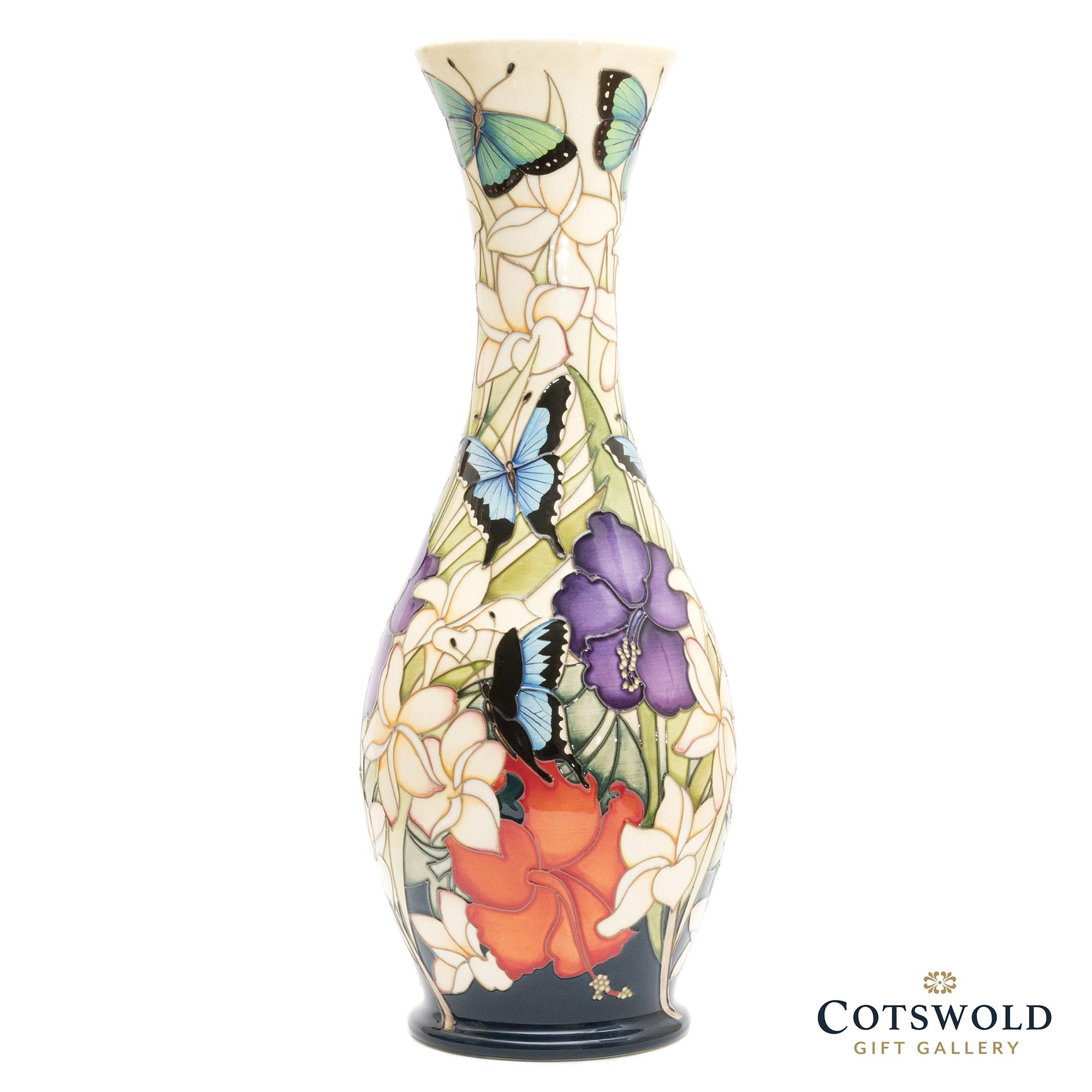 Amazon Queen Vase 81/18 Moorcroft Pottery Cotswold Gift Gallery