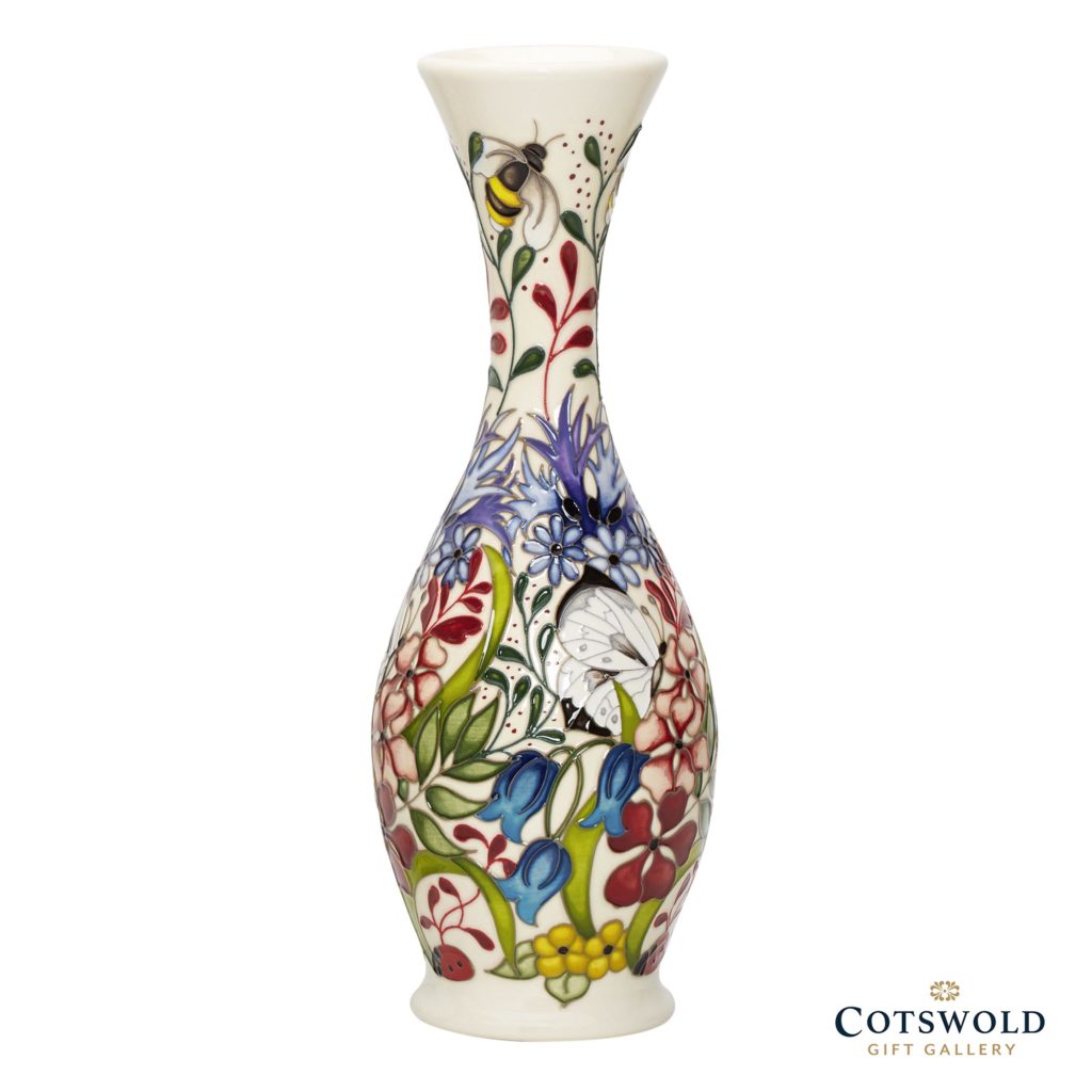 Moorcroft Pottery Meadow White Vase 1024x1024