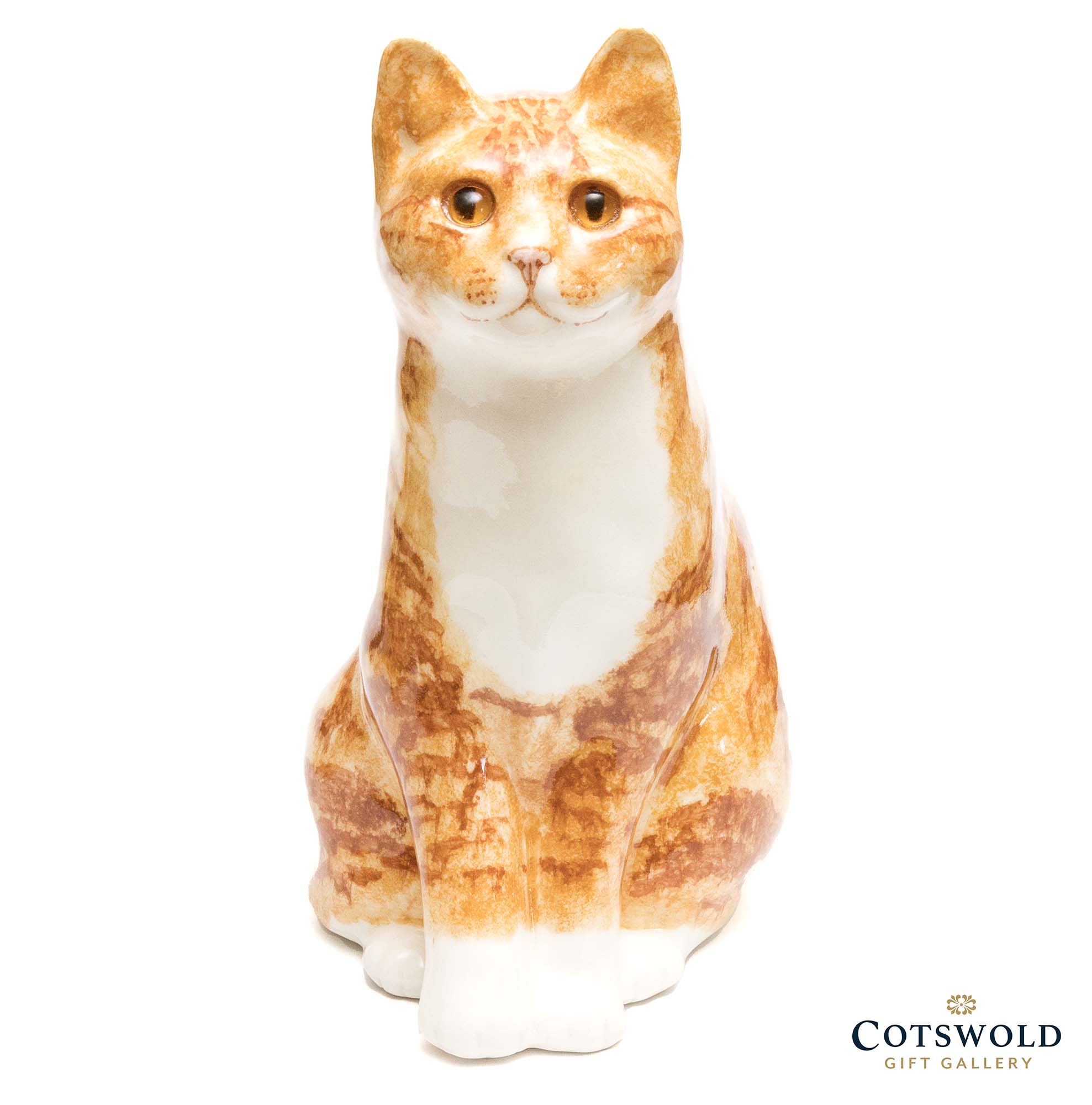 Ginger Cat Sitting No. 6 Winstanley Cats Cotswold Gift Gallery