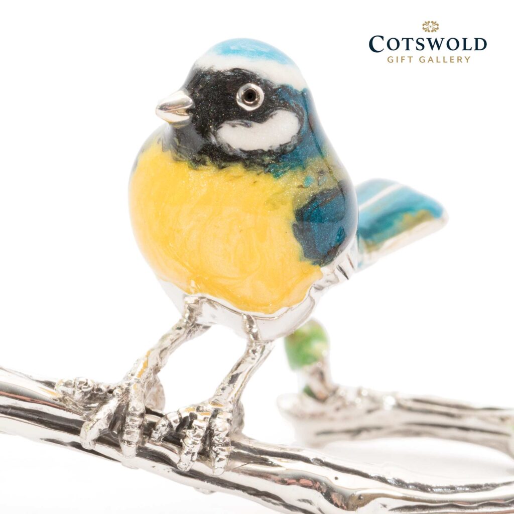 Saturno Silver Blue Tits On A Branch 5 1024x1024
