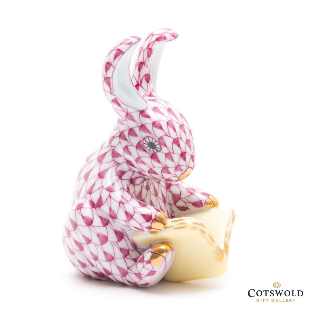 Herend Porcelain Storybook Bunny Pink 1 1024x1024