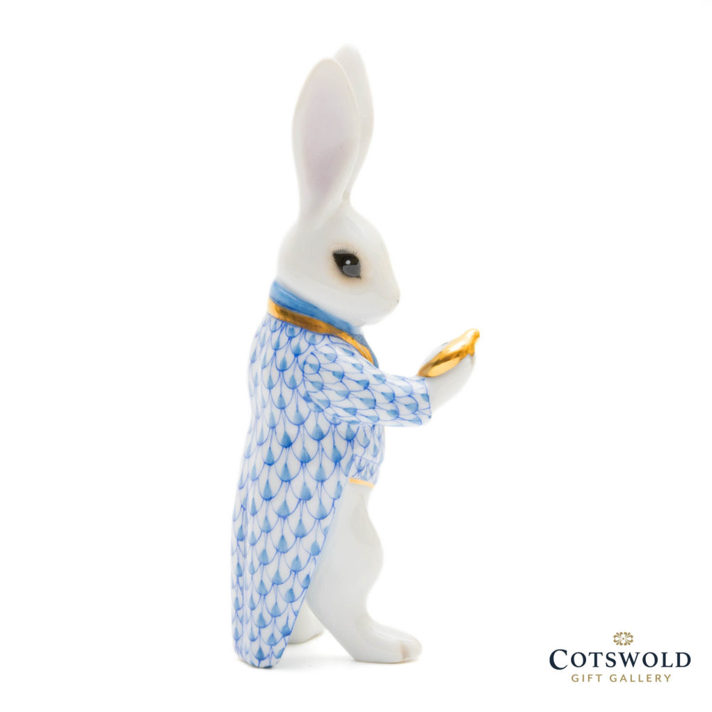 Herend Porcelain White Rabbit W Pocket Watch 3 1024x1024