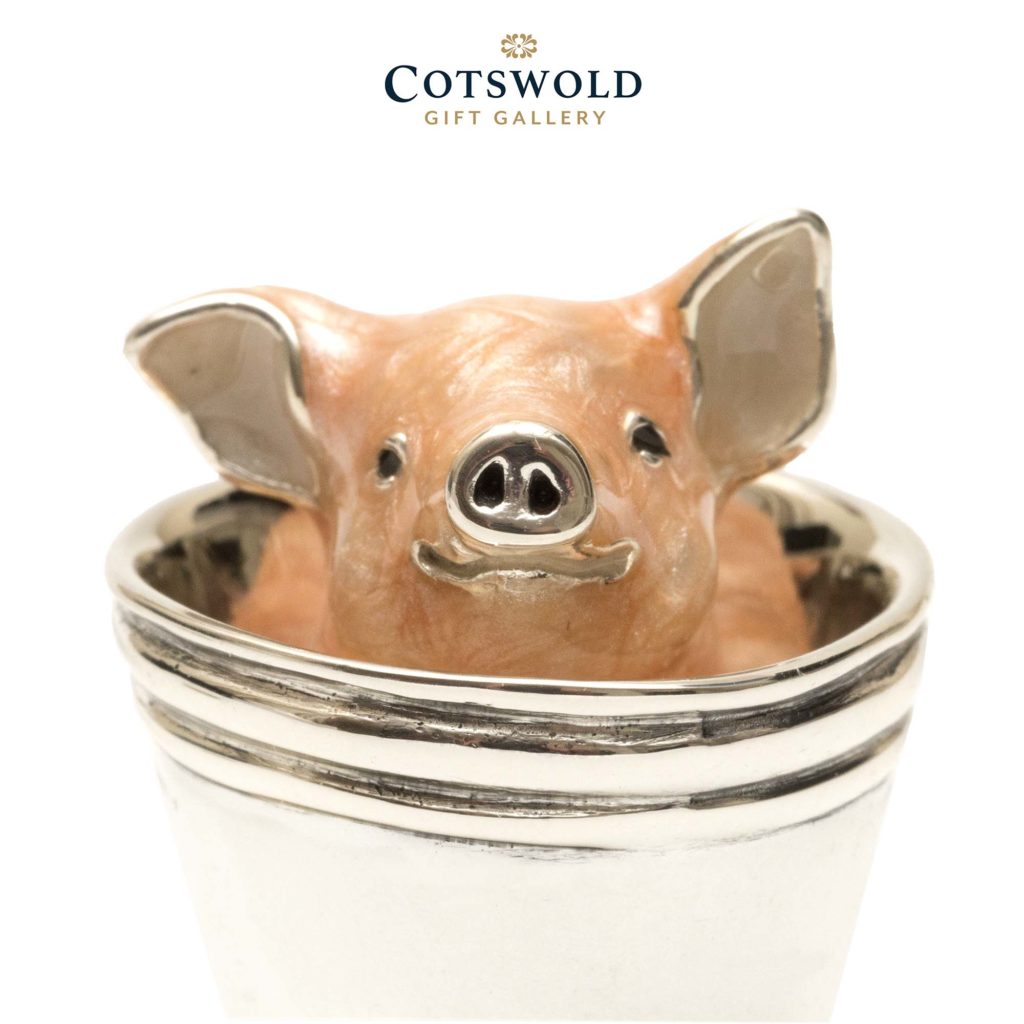 Saturno Silver Animals Piglet In Bucket 11060s 1 1024x1024