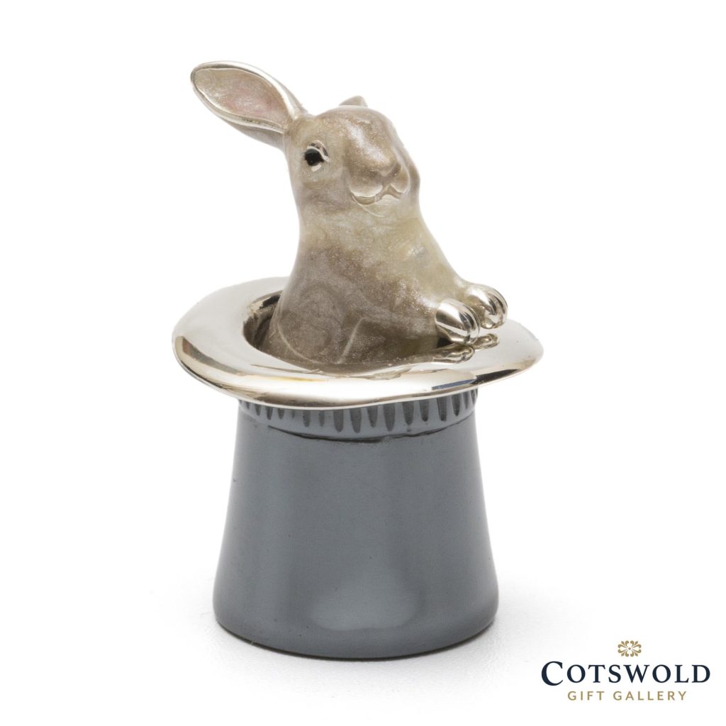 Saturno Silver Animals Rabbit In Hat 12074 1 1024x1024