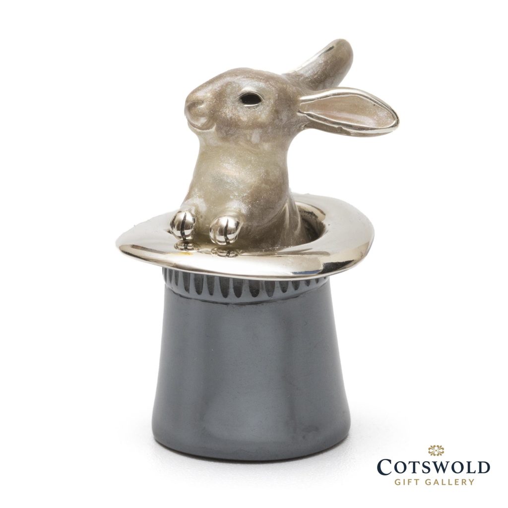 Saturno Silver Animals Rabbit In Hat 12074 2 1024x1024