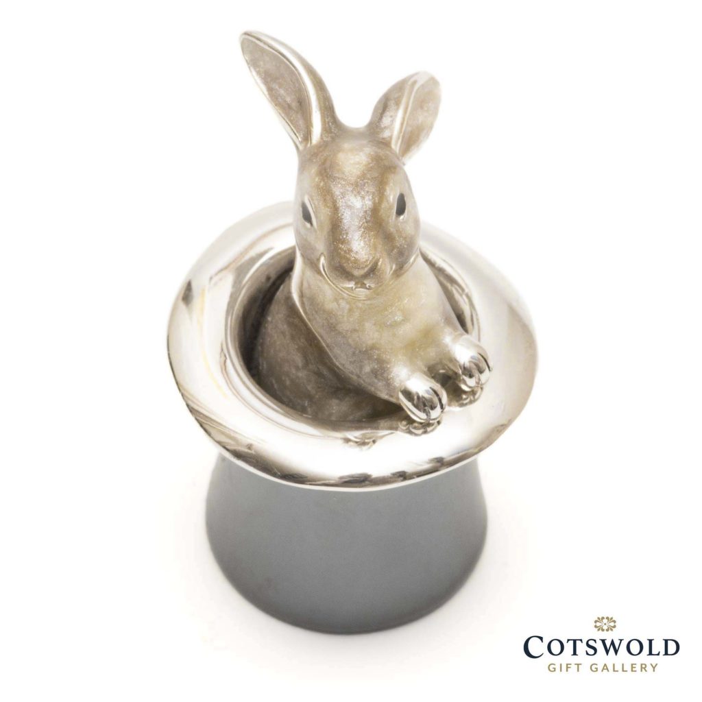 Saturno Silver Animals Rabbit In Hat 12074 5 1024x1024