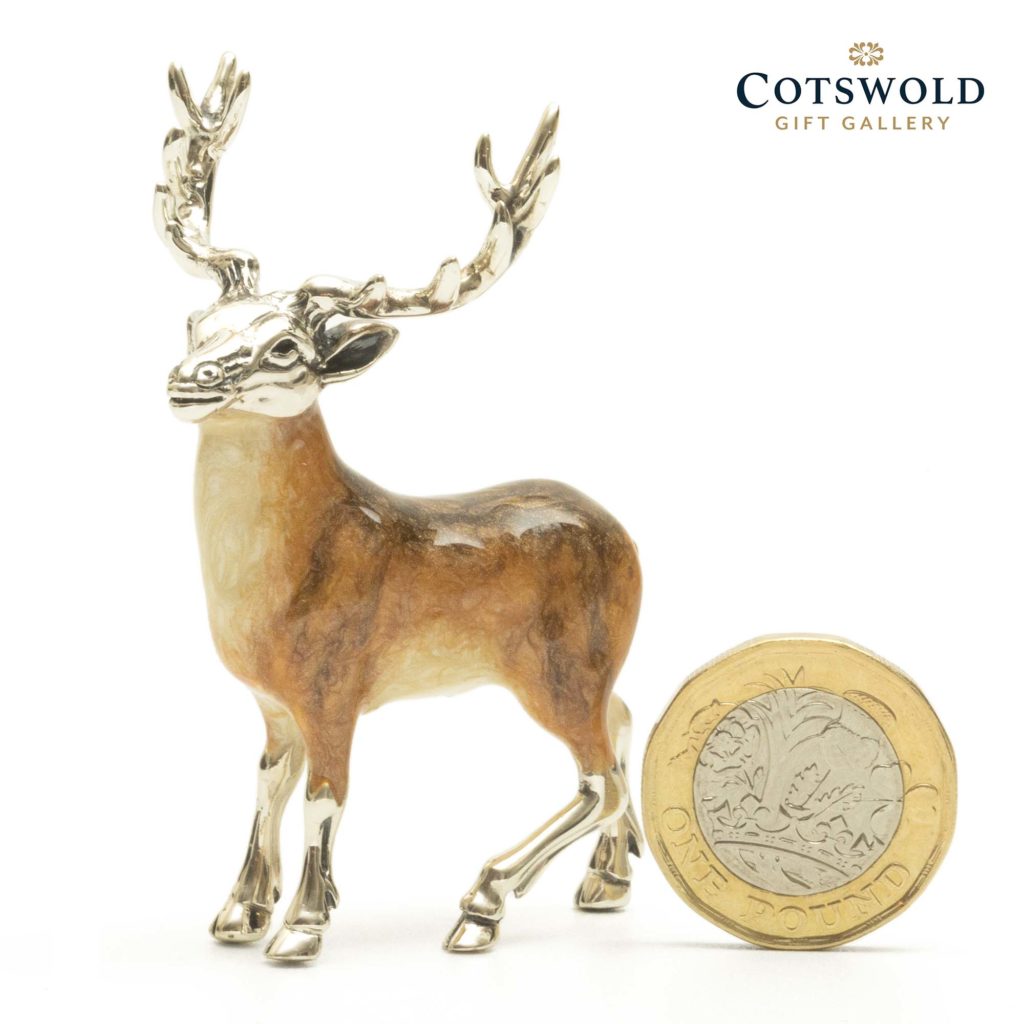 Saturno Silver Animals Stag 13147s 1 1024x1024