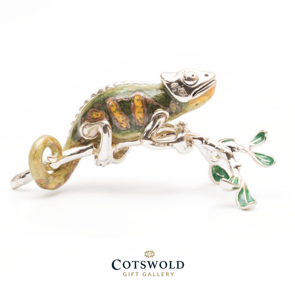 Saturno Silver Animals Chameleon 13291 1 1024x1024
