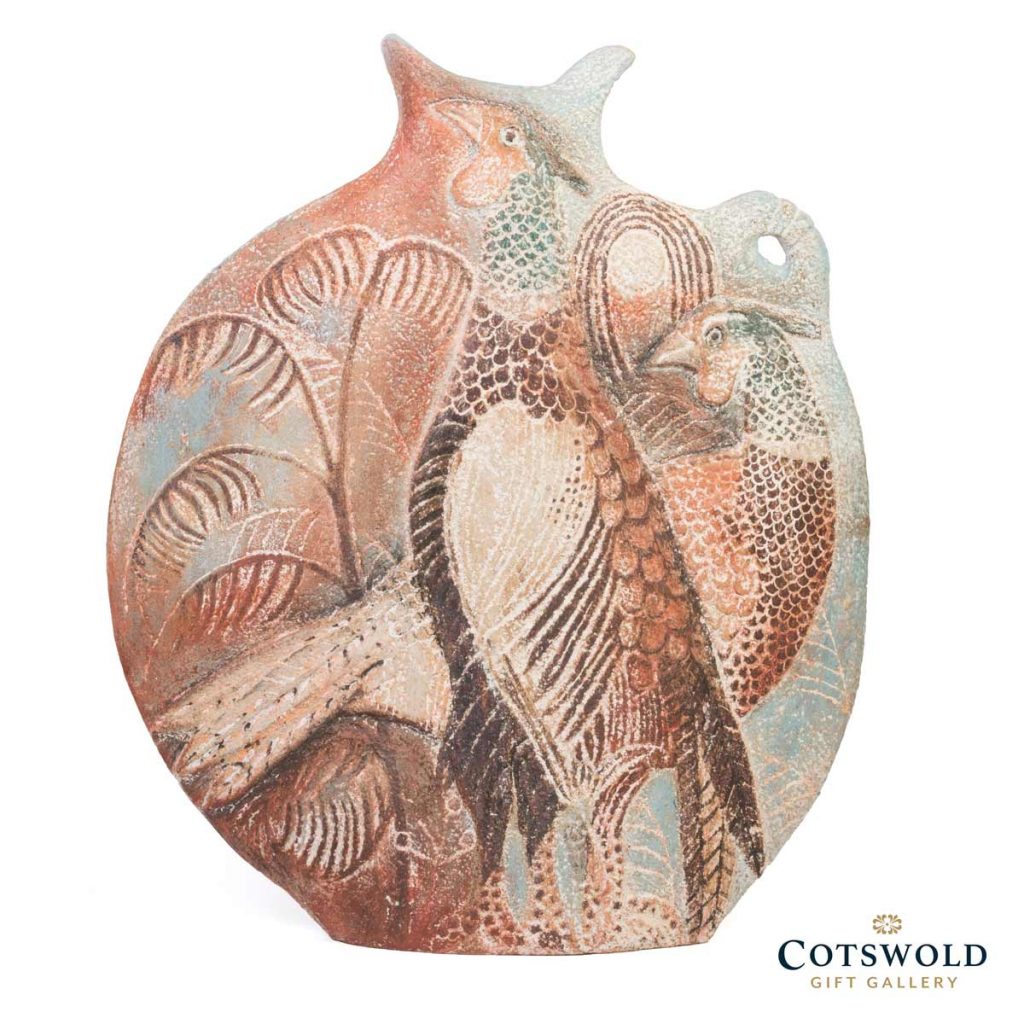 Michele Cowmeadow Pheasants Slab Vase 2 1024x1024