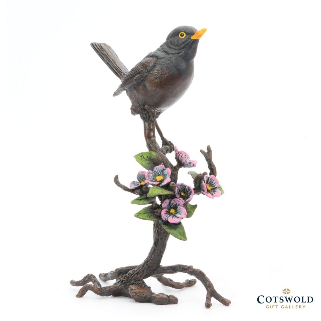 Michael Simpson Painted Bronze Blackbird 3 1024x1024