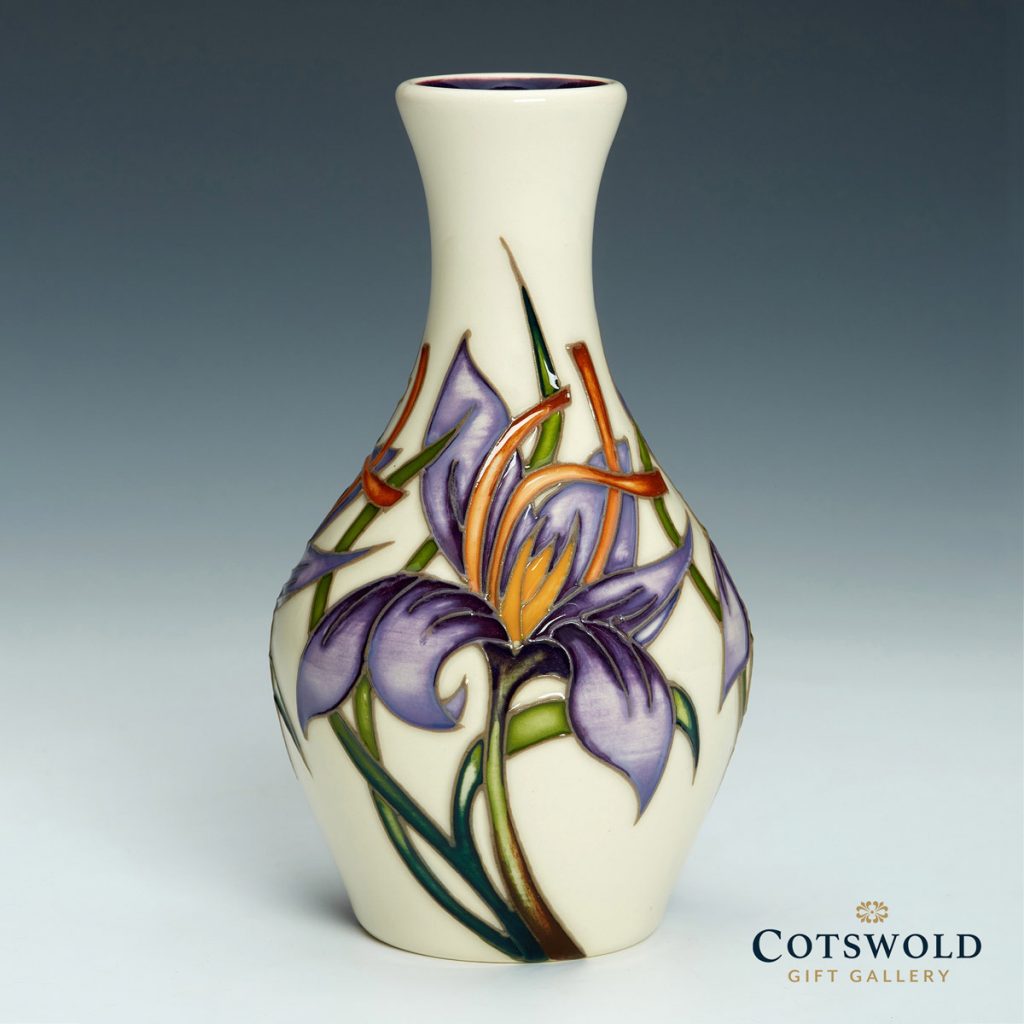 Moorcroft Pottery A Second Calling Saffron Gold Vase 372 5 01 1024x1024