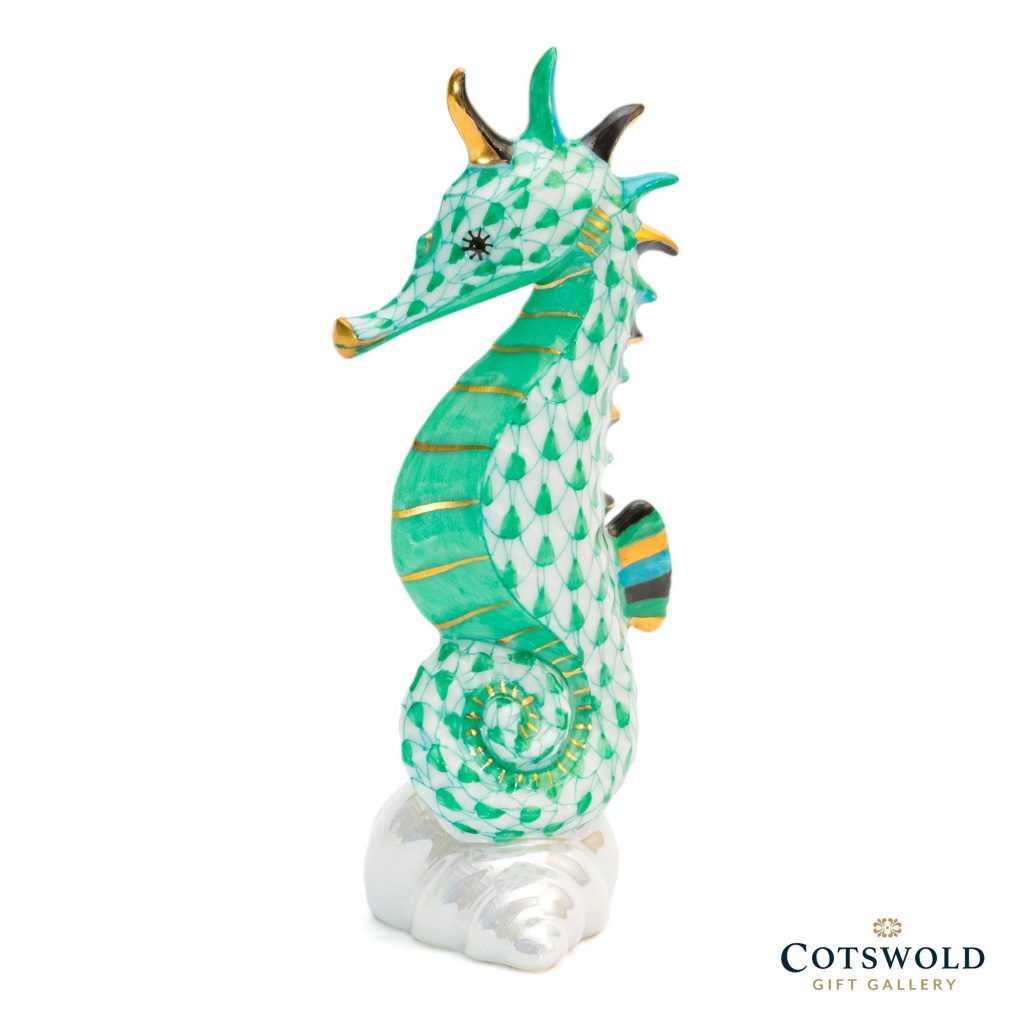 Herend Porcelain Seahorse Green 1 1024x1024