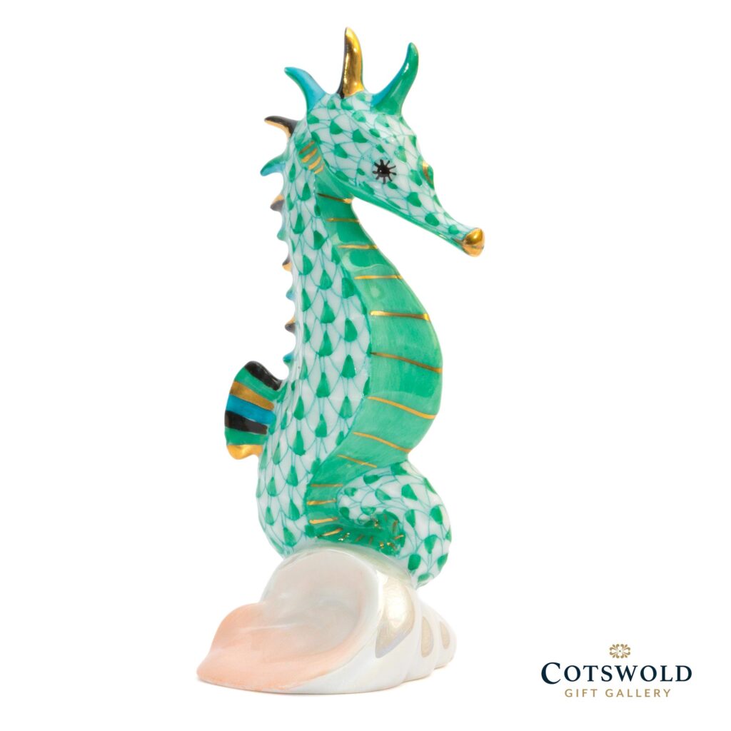 Herend Porcelain Seahorse Green 2 1024x1024