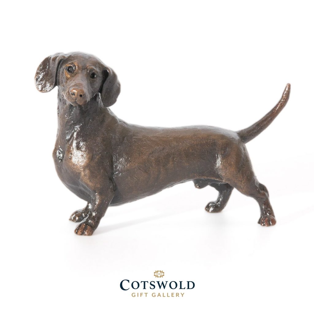 Michael Simpson Solid Bronze Dachshund Standing 1024x1024