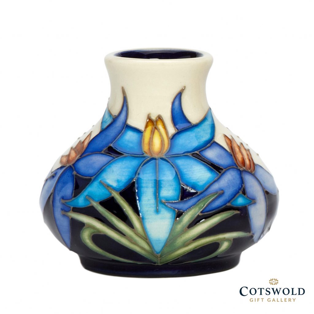 Moorcroft Pottery Blue Tinsel Vase 32 2 1024x1024