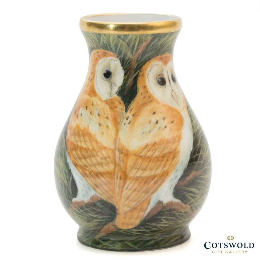 Steve Smith Ceramics Owls Miniature Vase 1 1024x1024