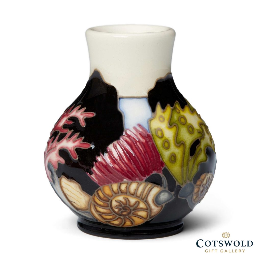 Tideline Miniature Vase Moorcroft Pottery Cotswold Gift Gallery