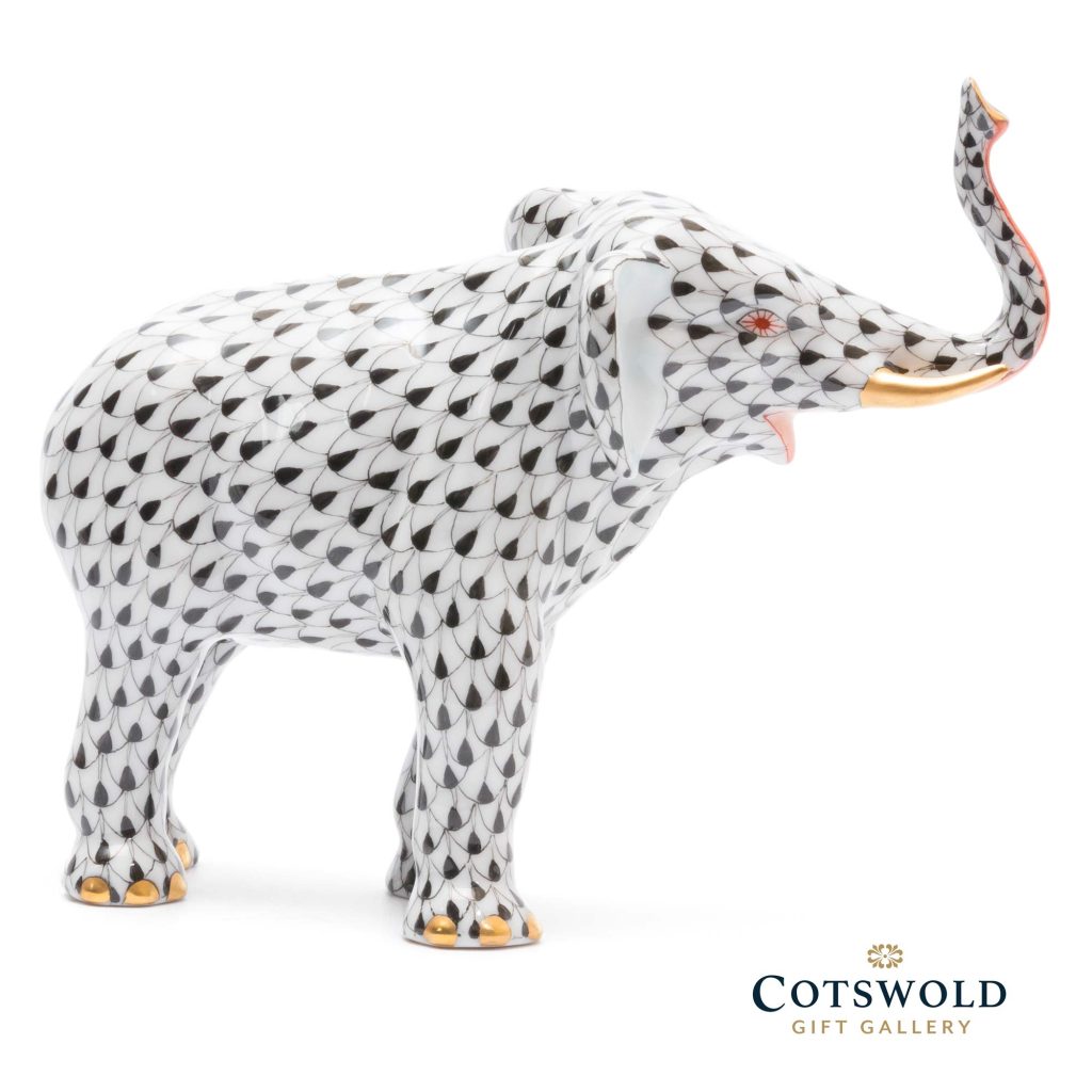 Elephant Luck Herend Porcelain Cotswold Gift Gallery