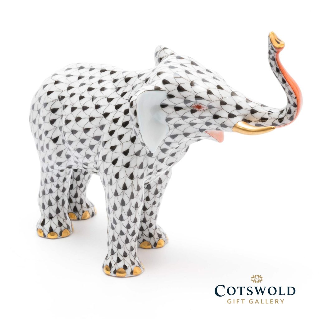 Herend Porcelain Elephant Luck 15920 3 1024x1024