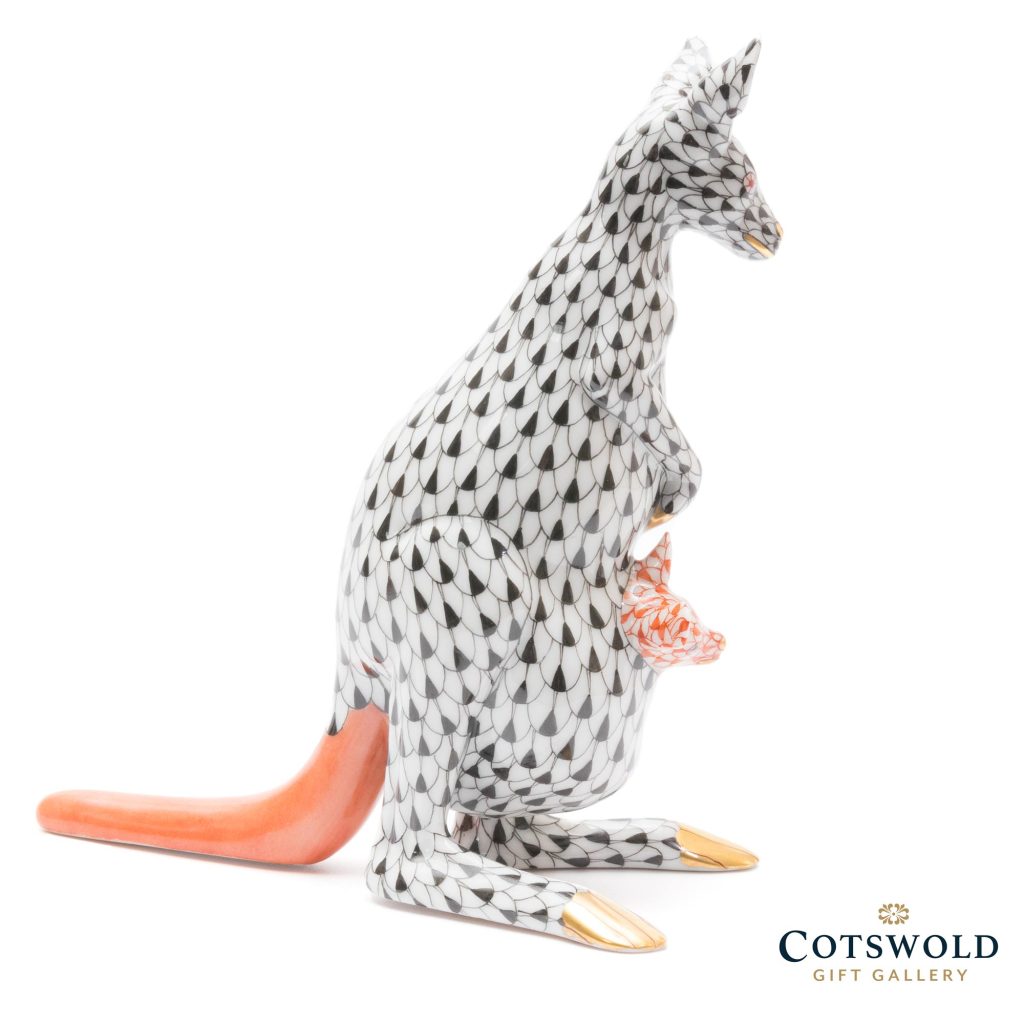Herend Porcelain Kangaroo With Baby 2 1024x1024