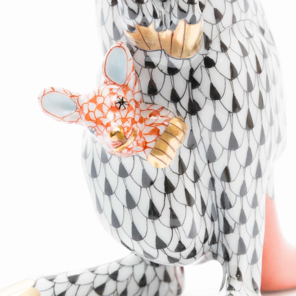 Herend Porcelain Kangaroo With Baby 4 1024x1024