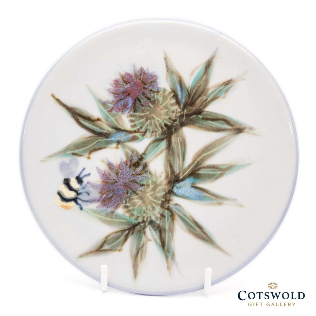 Highland Stoneware Thistle Small Round Stand 1024x1024