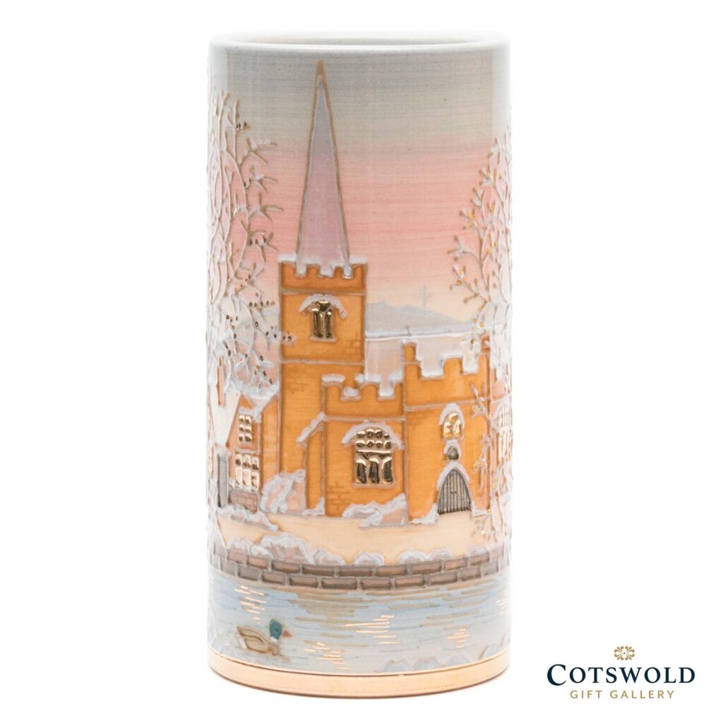 Winter In The Cotswolds Vase Sally Tuffin 1 1024x1024