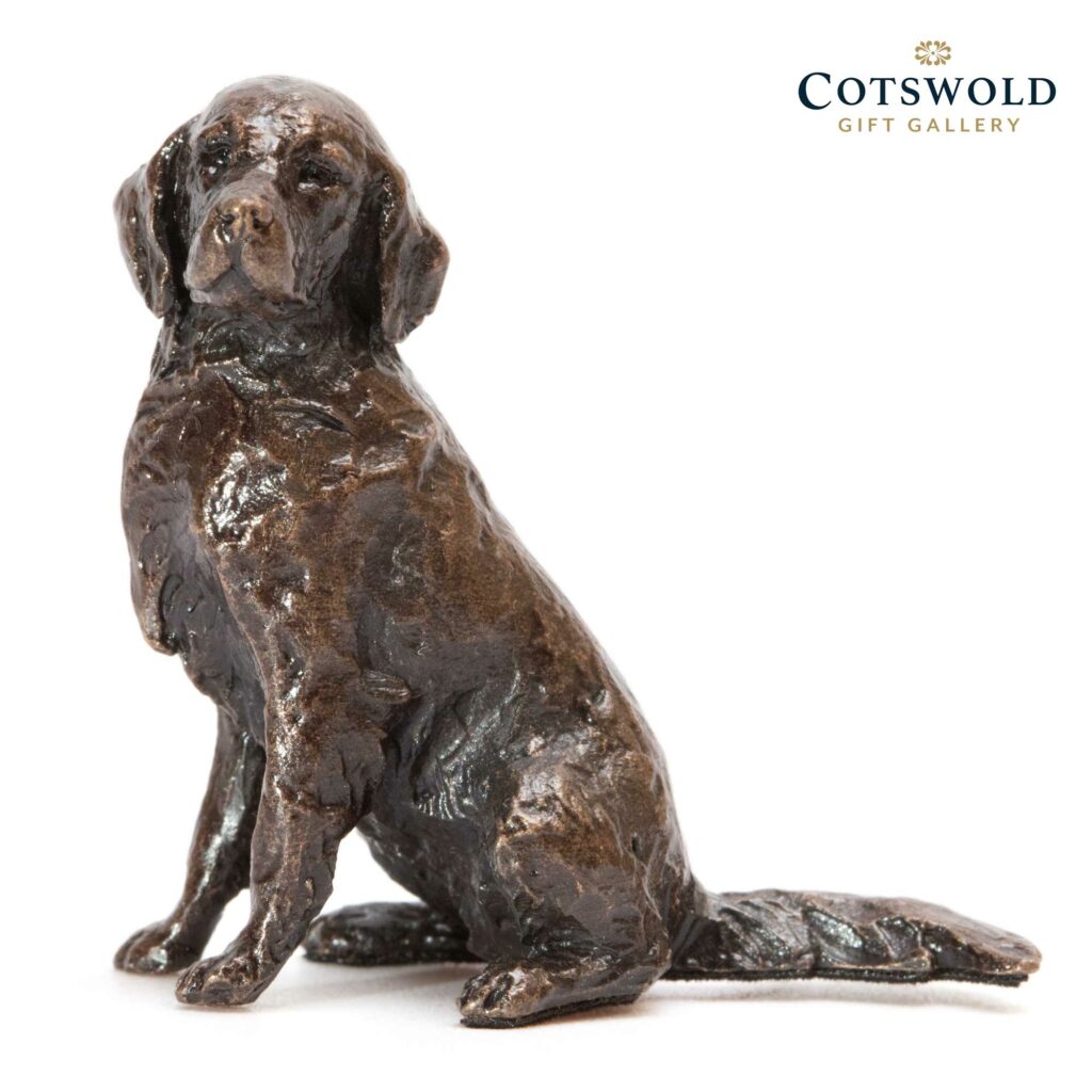 Michael Simpson Bronze Miniature Retriver Sitting 1 1024x1024