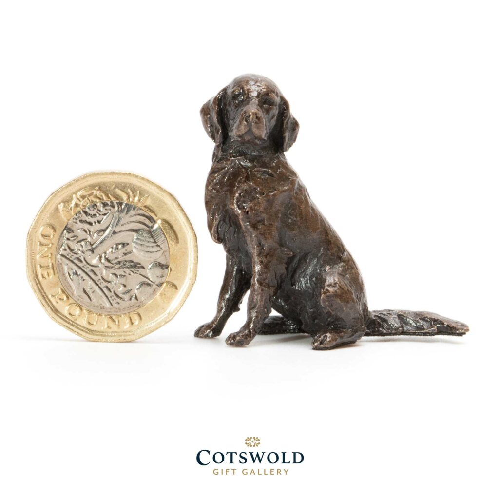 Michael Simpson Bronze Miniature Retriver Sitting 2 1024x1024